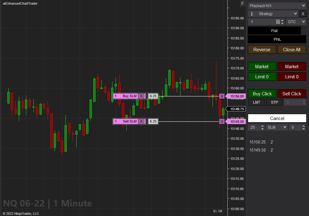 Bracket Entry Orders - NQ 1 Minute | Affordable Indicators – NinjaTrader Bracket Entry Orders NQ 1 MinuteBracket Entry Orders - NQ 1 Minute