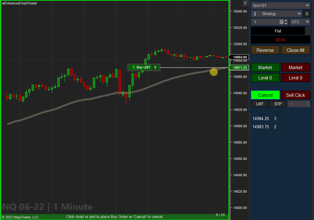 Basic Chart Trader Tools - NQ 1 Minute | Affordable Indicators – NinjaTrader Basic Chart Trader Tools - NQ 1 Minute