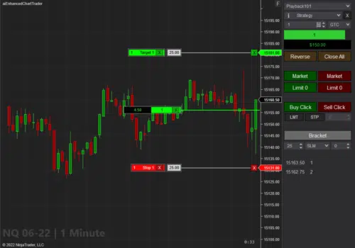 Bracket Entry Orders – Affordable Indicators – NinjaTrader