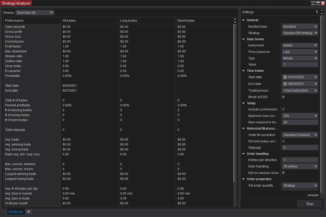 Backtest Example