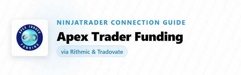 Connect APEX Trader Funding To NinjaTrader