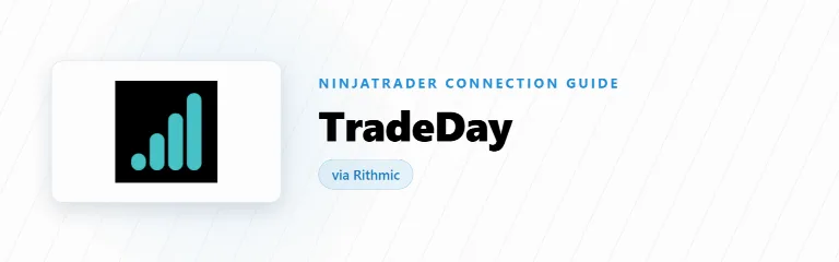 TradeDay and NinjaTrader 8: Which Feed Your Credentials Log Into