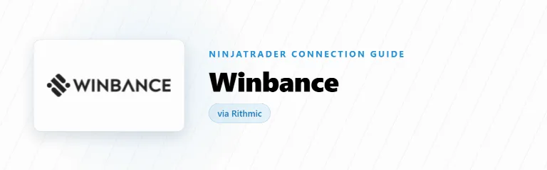 How to Connect Winbance to NinjaTrader 8 (Rithmic)