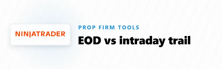 EOD vs Intraday Trailing Drawdown, Explained with a Calculator